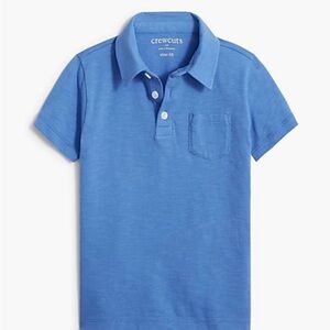 Crewcuts Blue Kids Cotton Polo Shirt